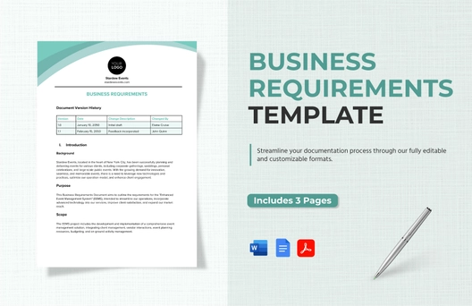 Business Requirements Template