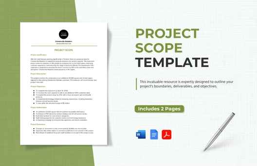 Project Scope Template