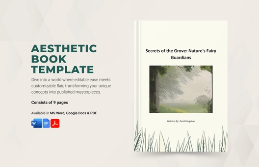 Aesthetic Book Template