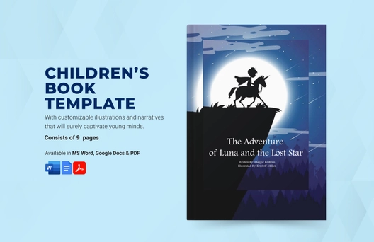 Children's Book Template