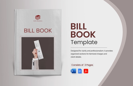 Bill Book Template Bill Book Template