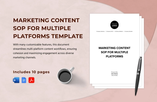 Marketing Content SOP for Multiple Platforms Template