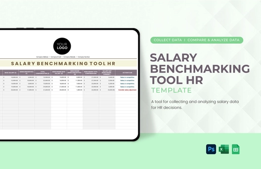 Salary Benchmarking Tool HR Template