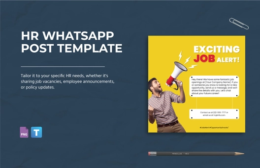 HR WhatsApp Post Template