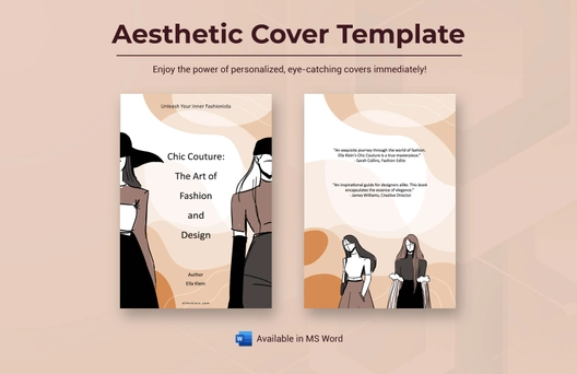 Aesthetic Cover Template