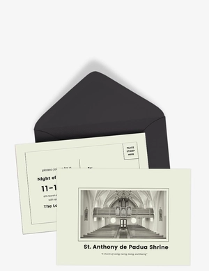 Church Event Postcard Template