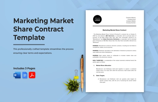 Marketing Market Share Contract Template