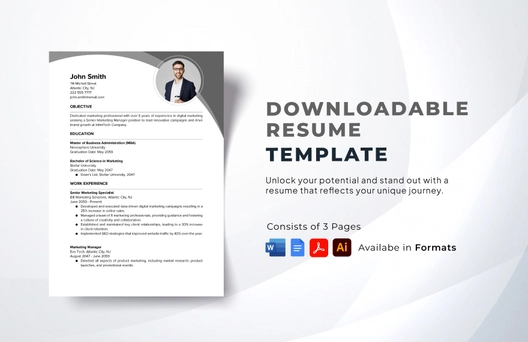 Downloadable Resume Template