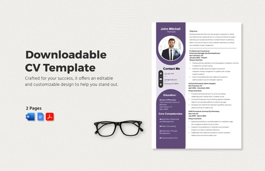 Downloadable CV Template