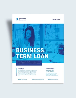 Business Banking Flyer Template