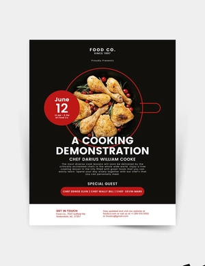 Cooking Flyer Template