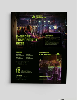 Gaming Flyer Template