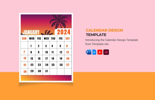 Calendar Design Template