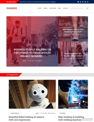 News Website Template News Website Template