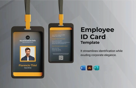 Employee ID Card Template