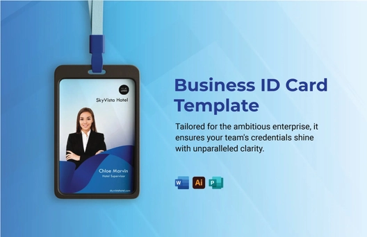 Business ID Card Template