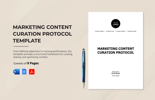 Marketing Content Curation Protocol Template