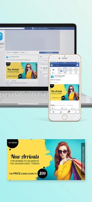 Promotion Facebook Ad Banner Template