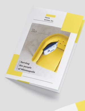 Furniture Store Bi-Fold Brochure Template