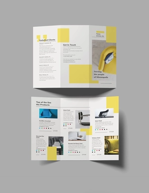 Furniture Store Tri-Fold Brochure Template