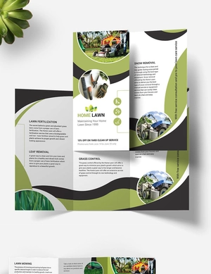 Home Care Tri-Fold Brochure Template
