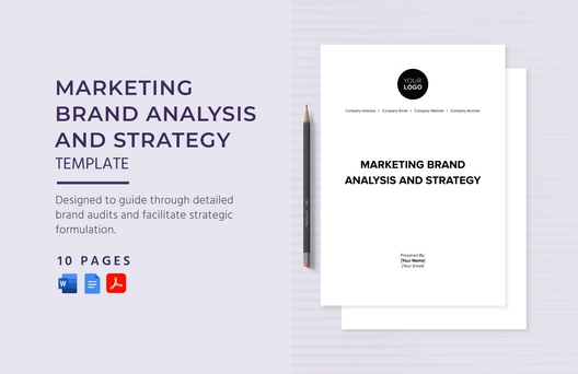 Marketing Brand Analysis and Strategy Template
