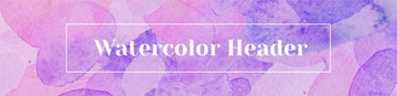 Free Watercolor H1 Header Template to Edit Online