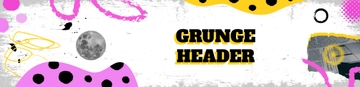Free Grunge H1 Header Template to Edit Online