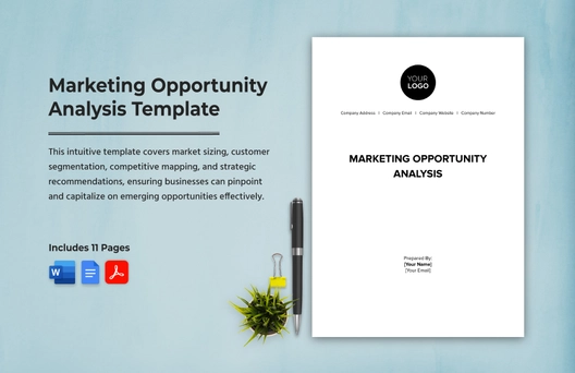 Marketing Opportunity Analysis Template