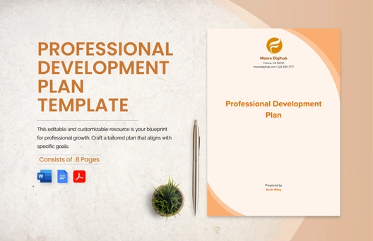 Professional Development Plan Template