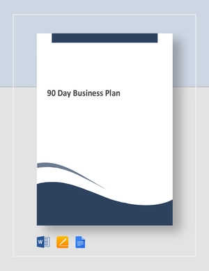 90 day Business Plan Template 90 day Business Plan Template