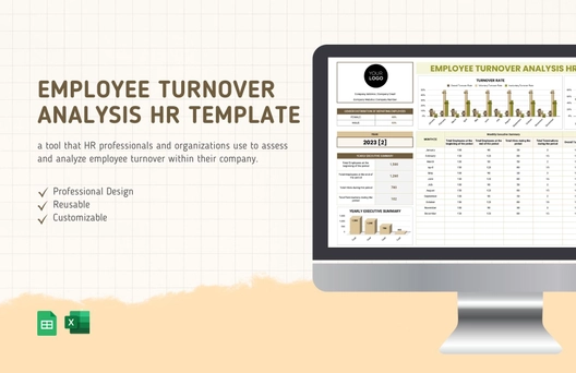 Employee Turnover Analysis HR Template