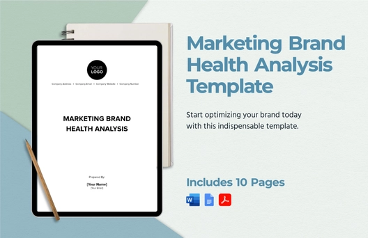 Marketing Brand Health Analysis Template