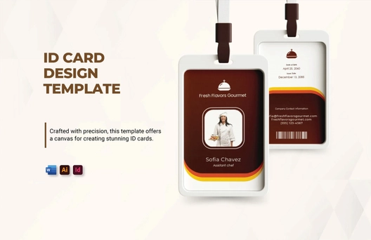 ID Card Design Template