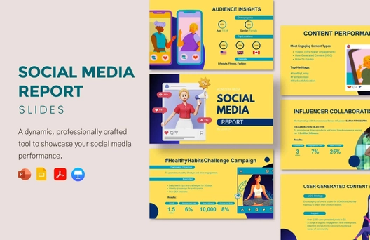 Social Media Report Template