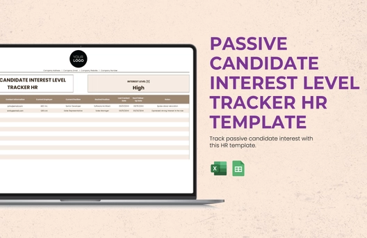 Passive Candidate Interest Level Tracker HR Template