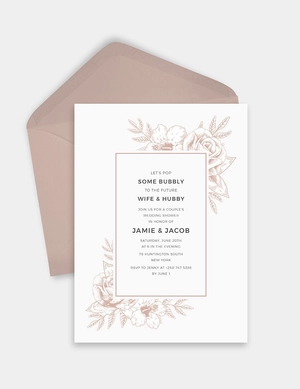 Wedding Shower Invitation Template