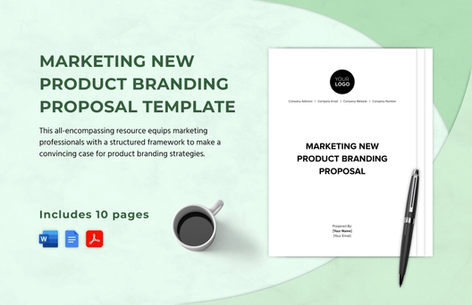 Marketing New Product Branding Proposal Template