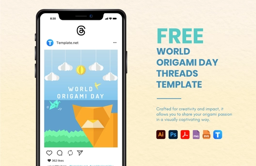 World Origami Day Threads Post Template