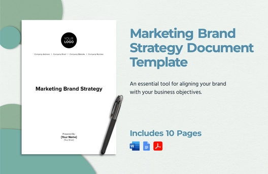 Marketing Brand Strategy Document Template