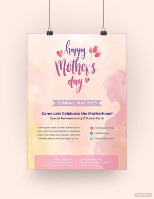 Mother's Day Poster Template