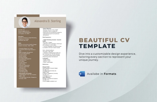 Beautiful CV Template