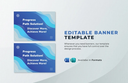 Editable Banner Template