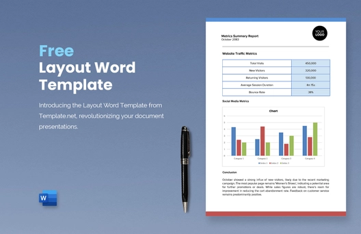 Layout Word Template