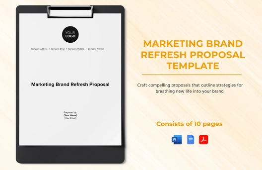 Marketing Brand Refresh Proposal Template