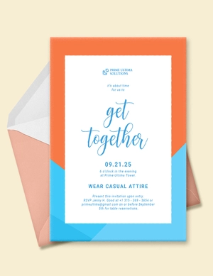 Business Get Together Invitation Template