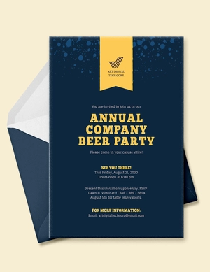 Company Event Invitation Template
