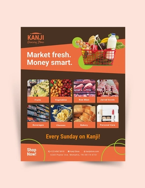 Grocery Flyer Template