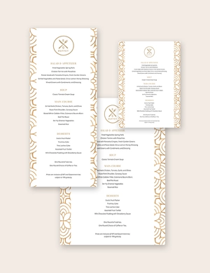 Restaurant Buffet Menu Template