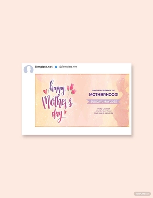 Mother's Day Twitter Post Template